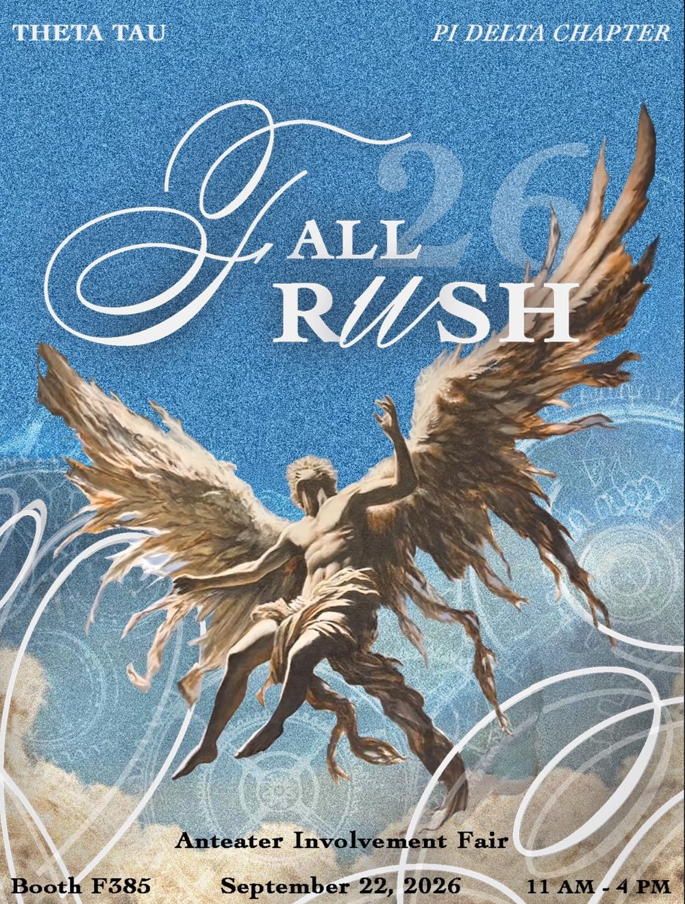 Fall 2026 Rush, Anteater Involvement Fair, Booth F385, September 22, 2026, 11 AM to 4 PM